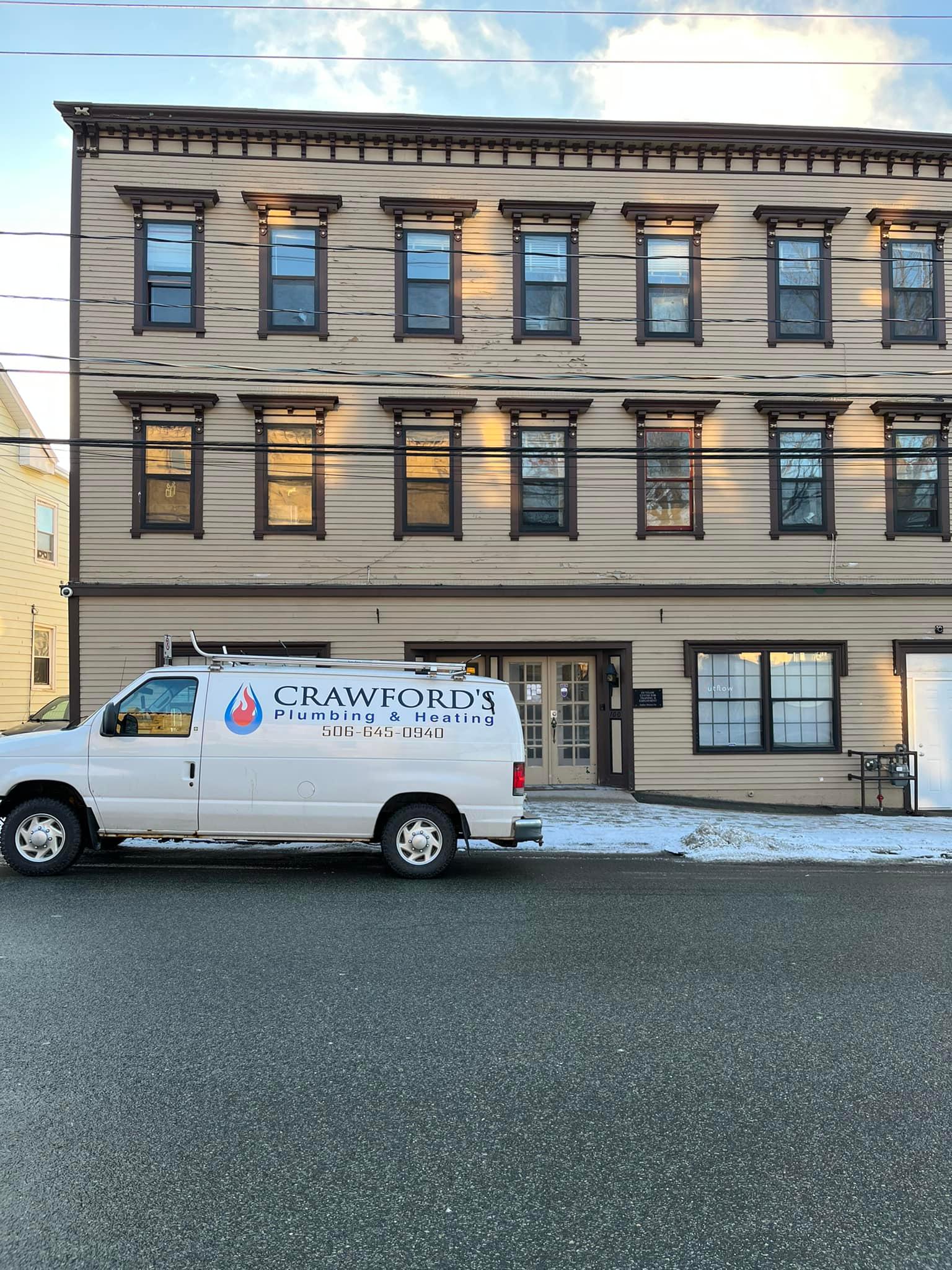 Crawford's Plumbing & Heating Service Van